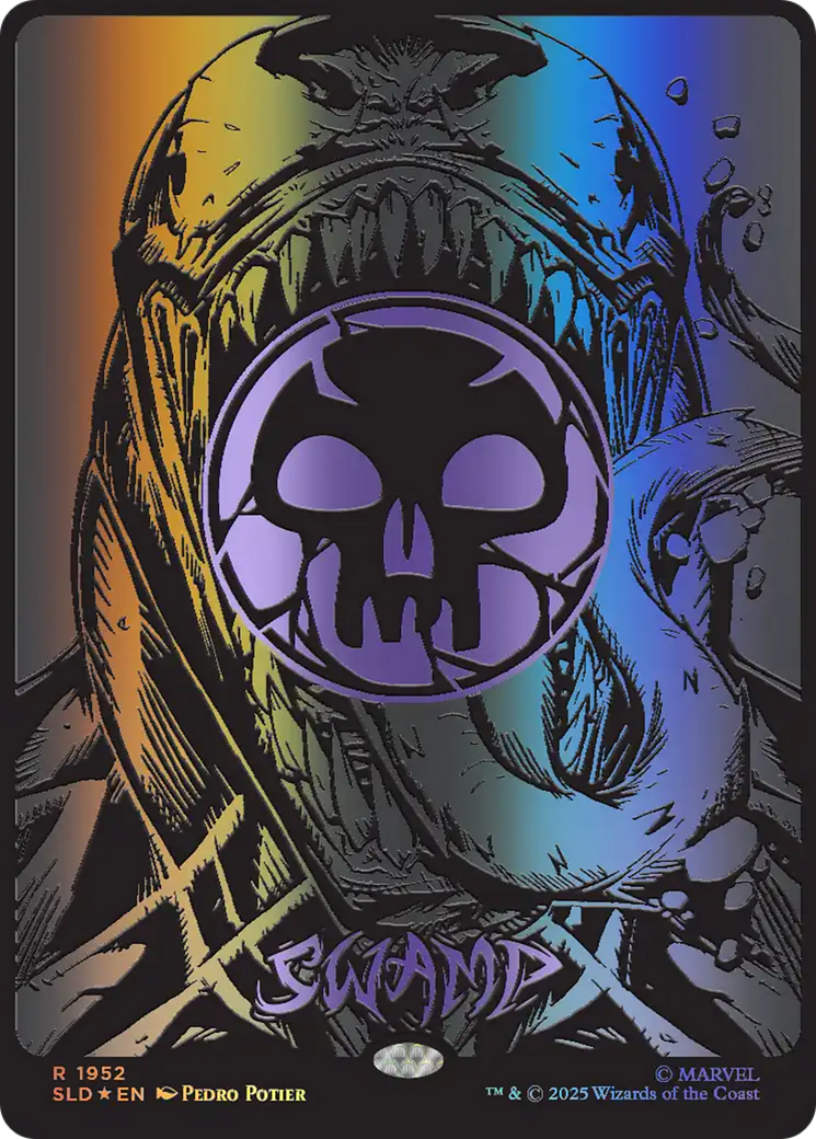 Swamp (1952) (Raised Foil) [Secret Lair Drop Series] | Galaxy Games LLC