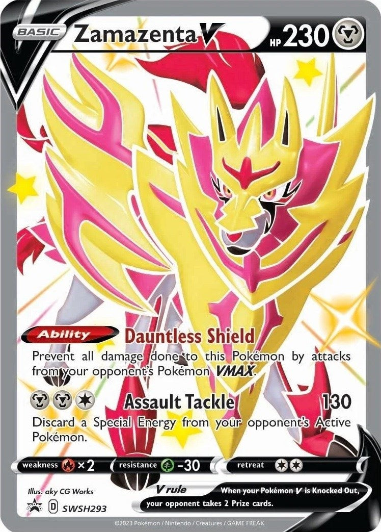 Zamazenta V (SWSH293) [Sword & Shield: Black Star Promos] | Galaxy Games LLC