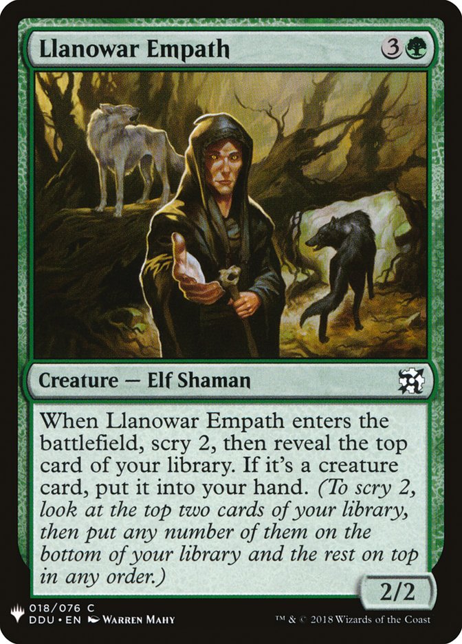 Llanowar Empath [Mystery Booster] | Galaxy Games LLC
