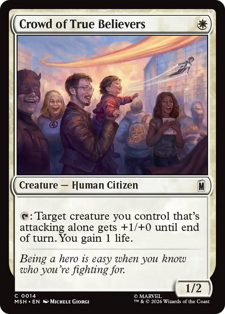 Crowd of True Believers [Marvel Super Heroes] | Galaxy Games LLC