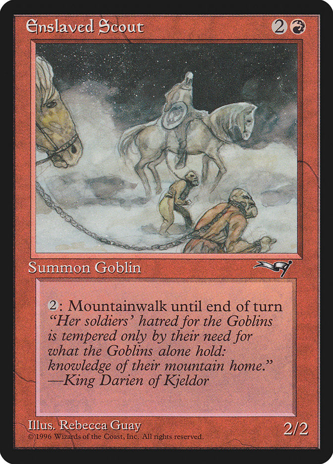 Enslaved Scout (Horse Art) [Alliances] | Galaxy Games LLC