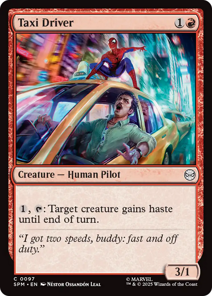 Taxi Driver [Marvel's Spider-Man] | Galaxy Games LLC