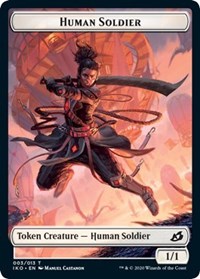 Human Soldier (003) // Zombie Double-Sided Token [Commander 2020 Tokens] | Galaxy Games LLC