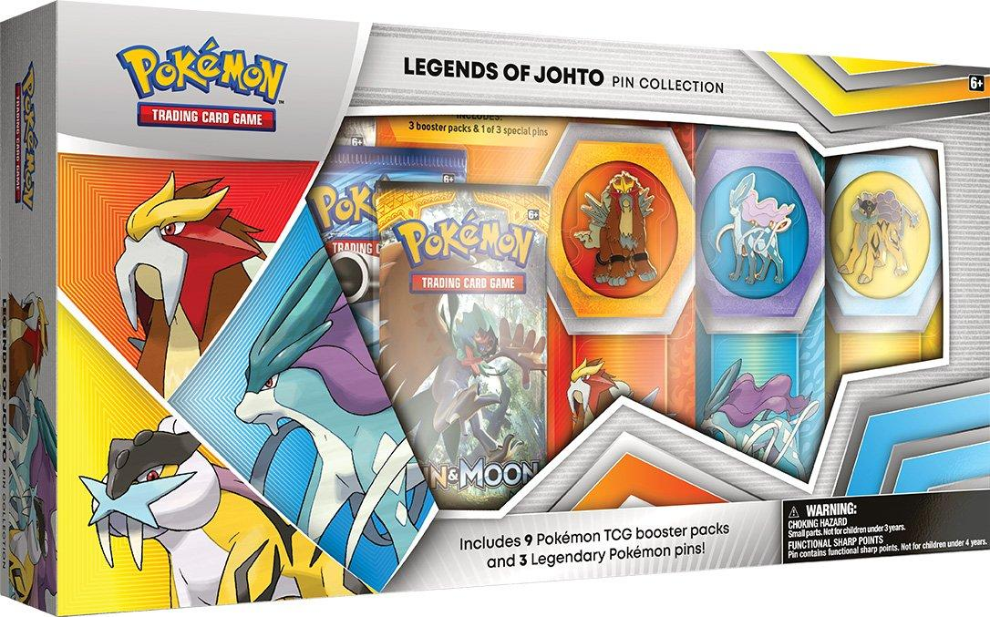 Pin Collection - Legends of Johto | Galaxy Games LLC