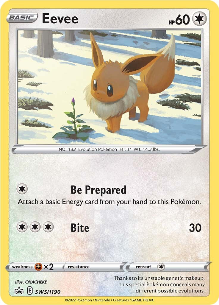 Eevee (SWSH190) [Sword & Shield: Black Star Promos] | Galaxy Games LLC