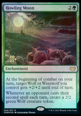 Howling Moon [Innistrad: Crimson Vow Prerelease Promos] | Galaxy Games LLC