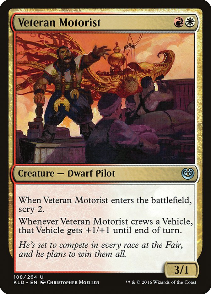 Veteran Motorist [Kaladesh] | Galaxy Games LLC