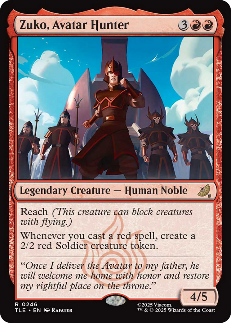 Zuko Tutorial Theme Card [Avatar: The Last Airbender: Eternal-Legal] | Galaxy Games LLC