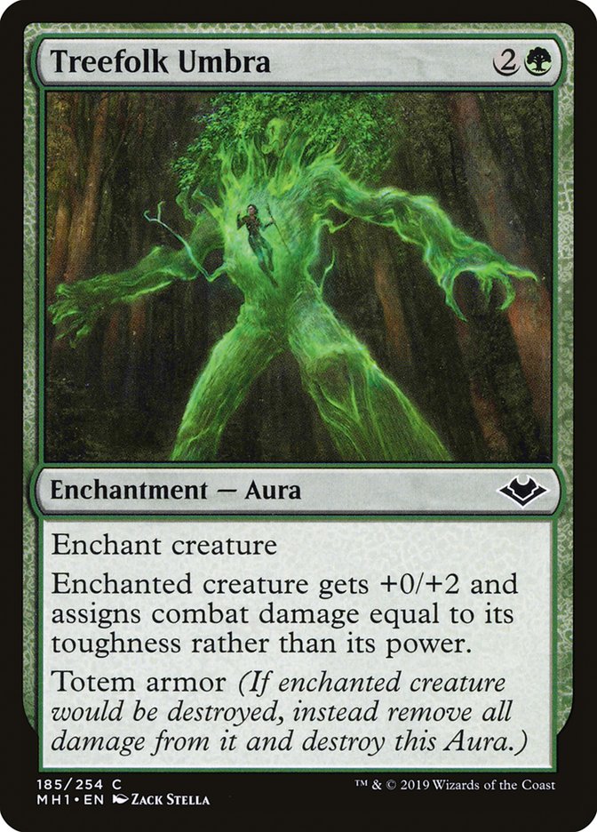 Treefolk Umbra [Modern Horizons] | Galaxy Games LLC