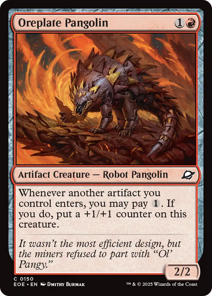 Oreplate Pangolin [Edge of Eternities] | Galaxy Games LLC