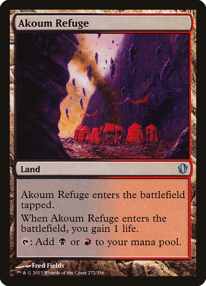 Akoum Refuge [Commander 2013] | Galaxy Games LLC