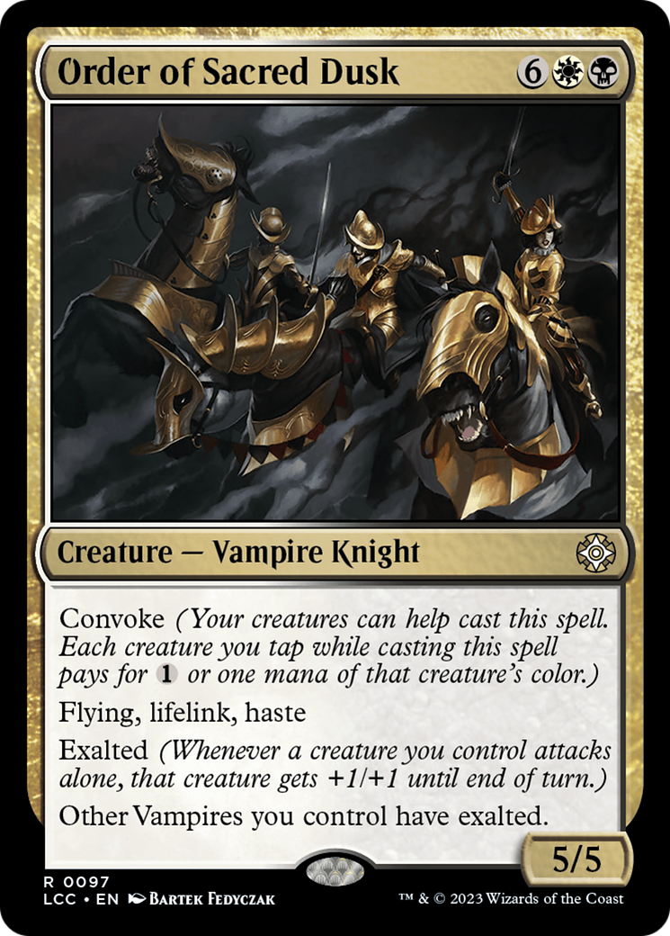 Order of Sacred Dusk [The Lost Caverns of Ixalan Commander] | Galaxy Games LLC
