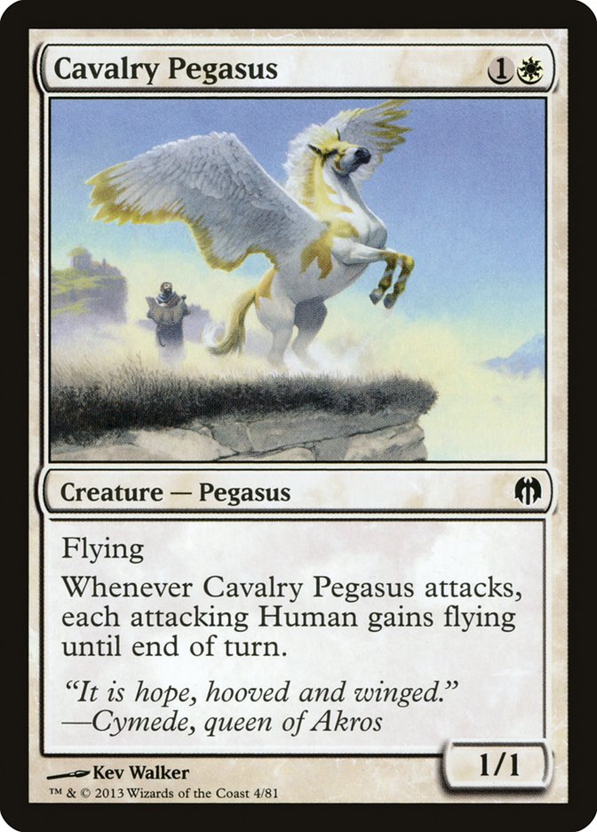 Cavalry Pegasus [Duel Decks: Heroes vs. Monsters] | Galaxy Games LLC