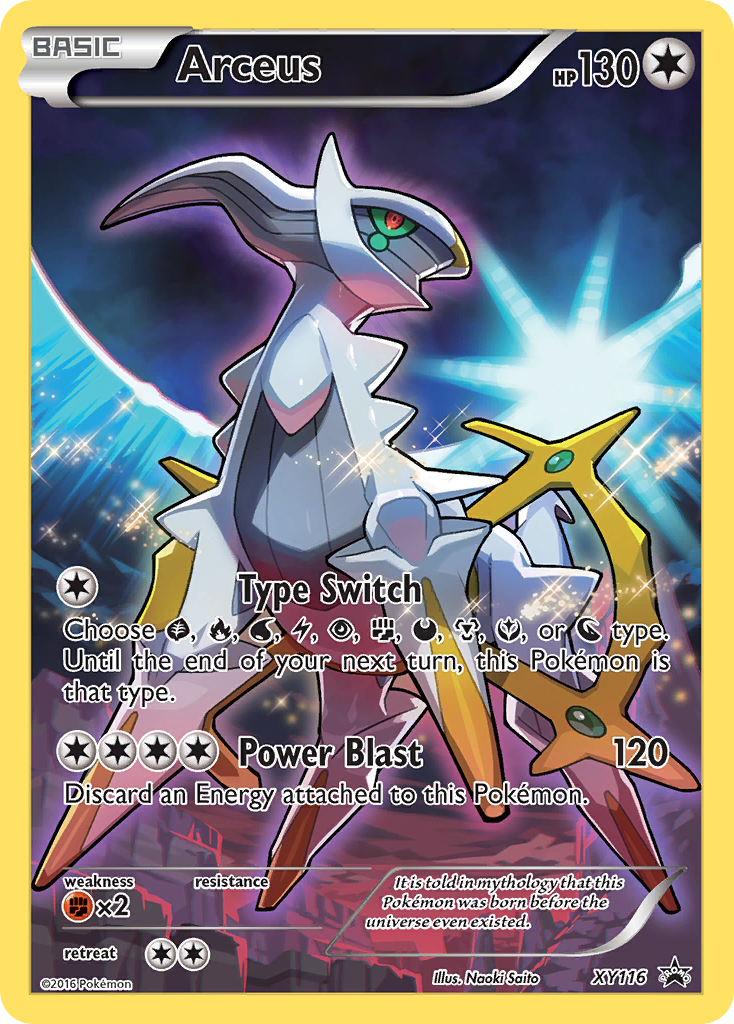 Arceus (XY116) [XY: Black Star Promos] | Galaxy Games LLC