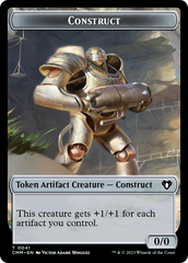 Thopter // Construct (41) Double-Sided Token [Commander Masters Tokens] | Galaxy Games LLC