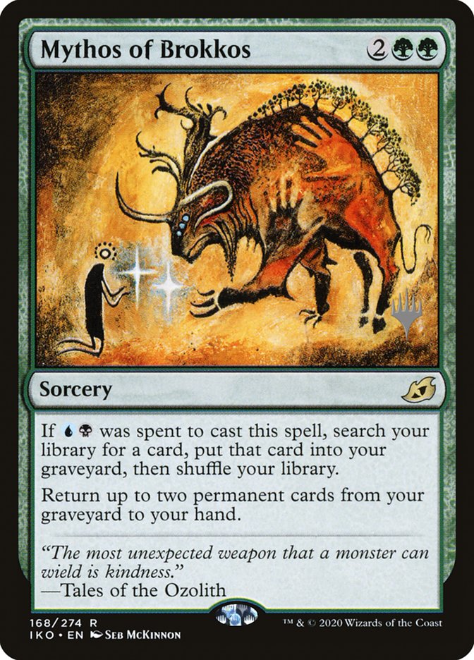 Mythos of Brokkos (Promo Pack) [Ikoria: Lair of Behemoths Promos] | Galaxy Games LLC