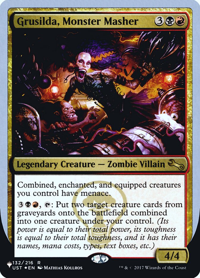 Grusilda, Monster Masher (Unfinity Foil Edition) [The List] | Galaxy Games LLC