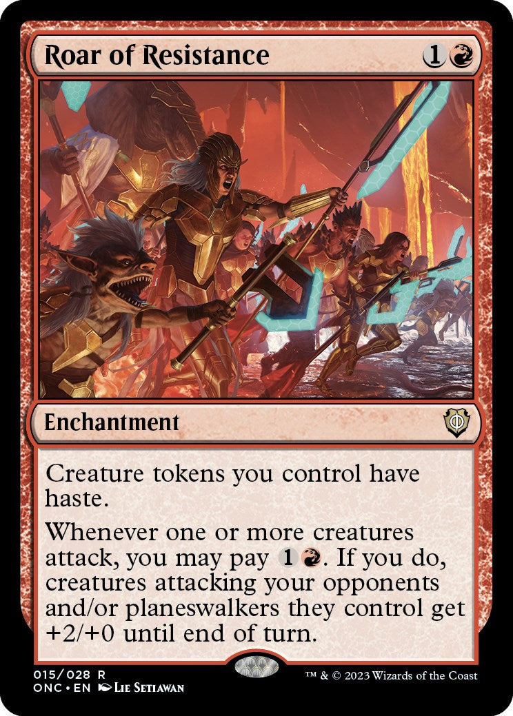 Roar of Resistance [Phyrexia: All Will Be One Commander] | Galaxy Games LLC