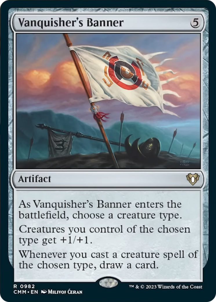 Vanquisher's Banner [Commander Masters] | Galaxy Games LLC