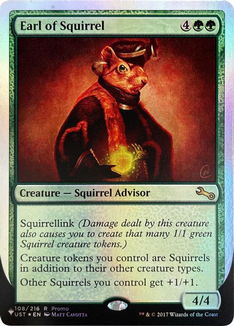 Earl of Squirrel (Unfinity Foil Edition) [The List] | Galaxy Games LLC