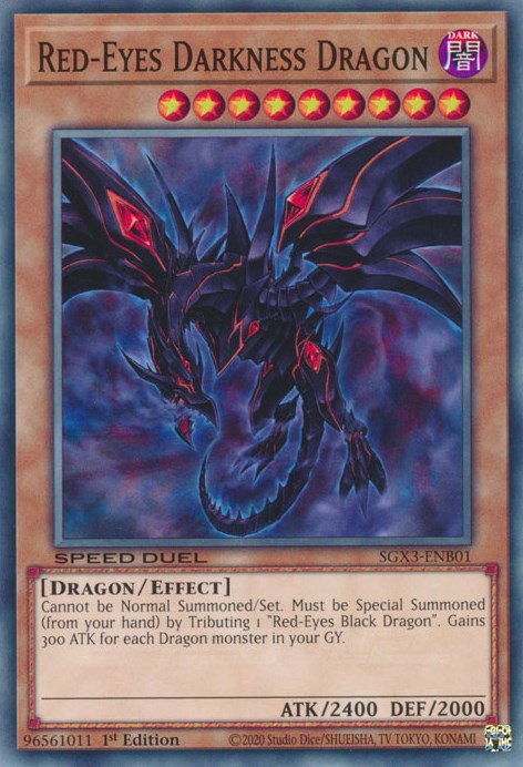 Red-Eyes Darkness Dragon [SGX3-ENB01] Common | Galaxy Games LLC