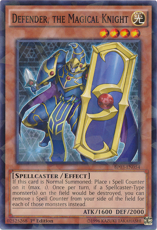 Defender, The Magical Knight [BP03-EN054] Shatterfoil Rare | Galaxy Games LLC