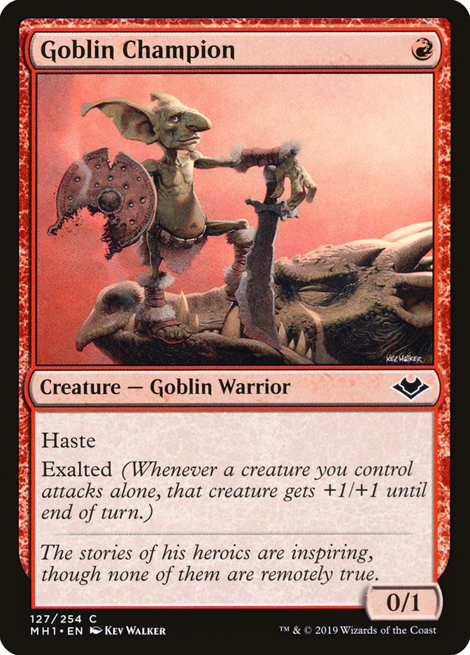 Goblin Champion [Modern Horizons] | Galaxy Games LLC