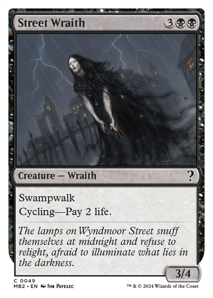 Street Wraith (White Border) [Mystery Booster 2] | Galaxy Games LLC