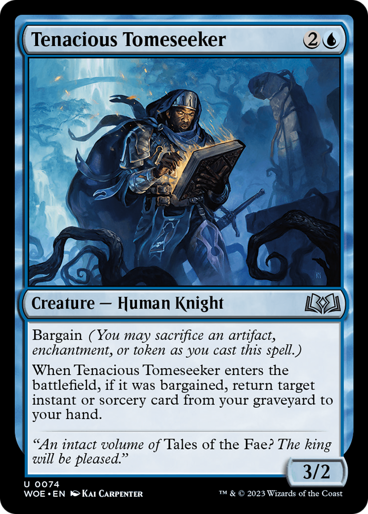 Tenacious Tomeseeker [Wilds of Eldraine] | Galaxy Games LLC