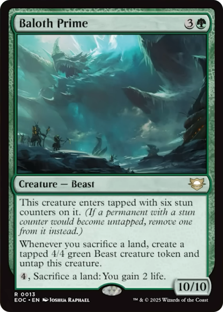 Baloth Prime [Edge of Eternities Commander] | Galaxy Games LLC