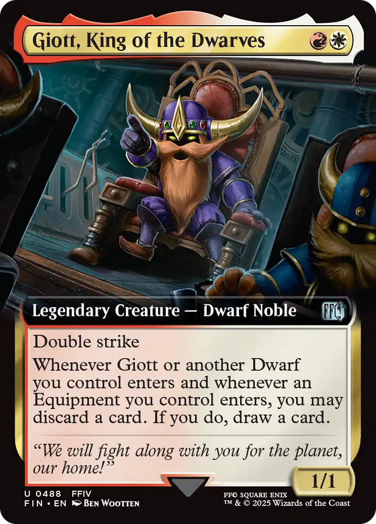 Giott, King of the Dwarves (Extended Art) [FINAL FANTASY] | Galaxy Games LLC