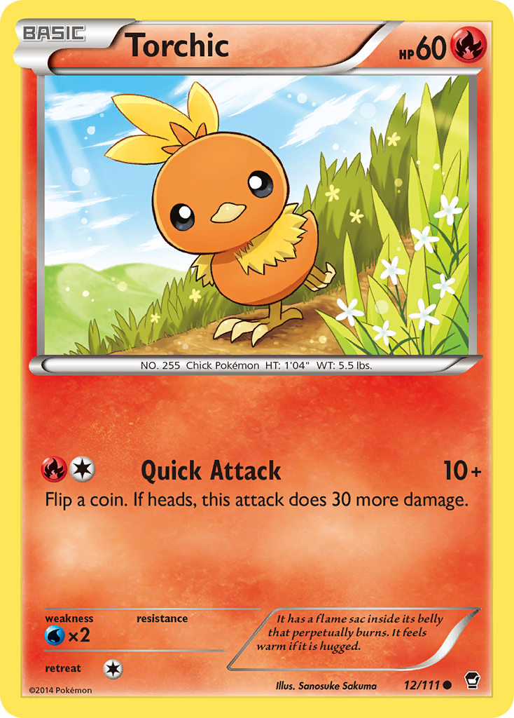 Torchic (12/111) [XY: Furious Fists] | Galaxy Games LLC