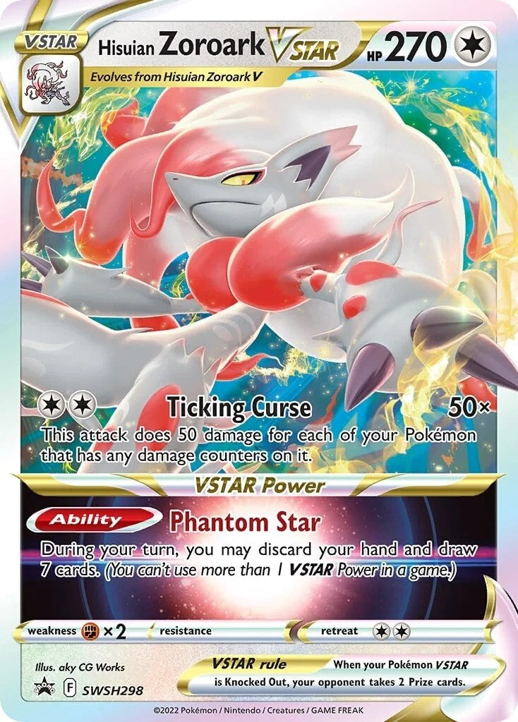 Hisuian Zoroark VSTAR (SWSH298) (Jumbo Card) [Sword & Shield: Lost Origin] | Galaxy Games LLC