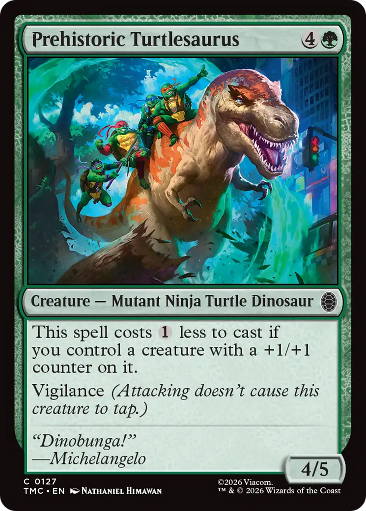 Prehistoric Turtlesaurus [Teenage Mutant Ninja Turtles Commander] | Galaxy Games LLC