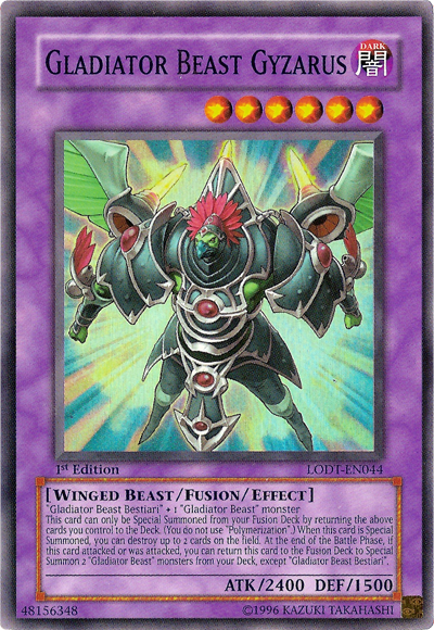 Gladiator Beast Gyzarus [LODT-EN044] Super Rare | Galaxy Games LLC