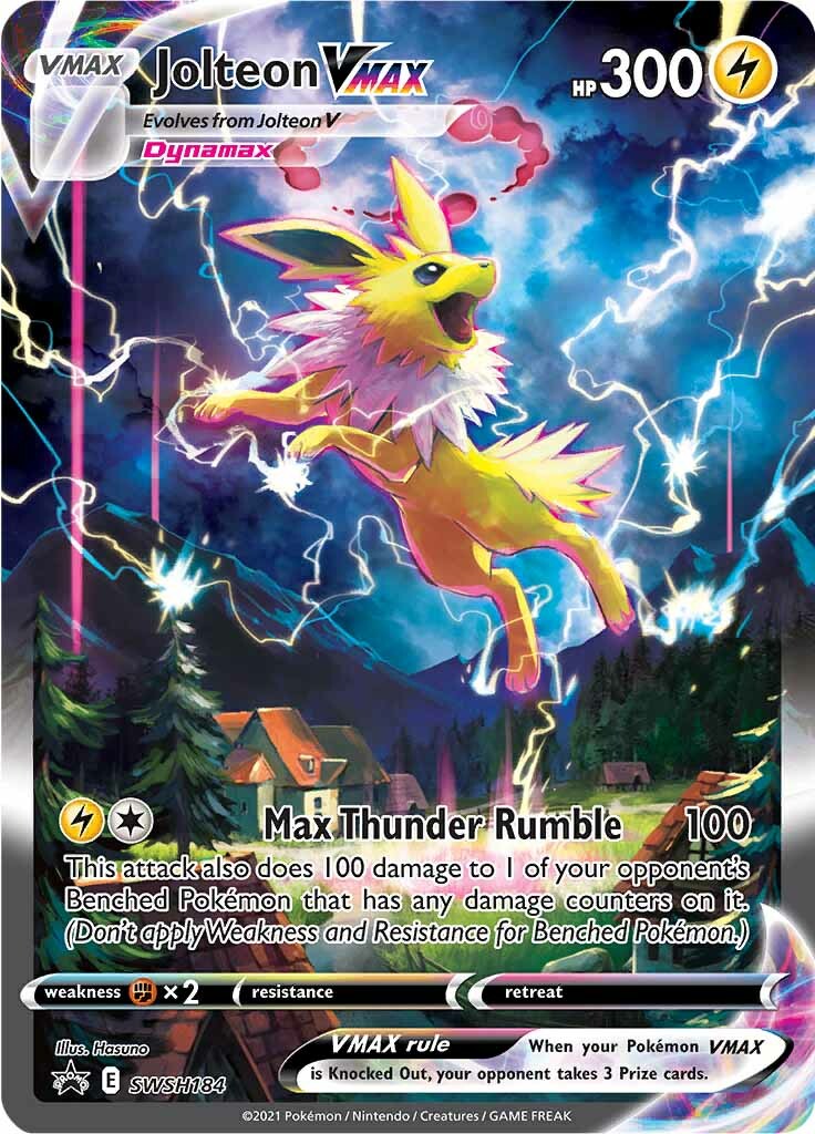 Jolteon VMAX (SWSH184) [Sword & Shield: Black Star Promos] | Galaxy Games LLC