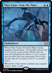 They Came from the Pipes (Extended Art) [Duskmourn: House of Horror Commander] | Galaxy Games LLC