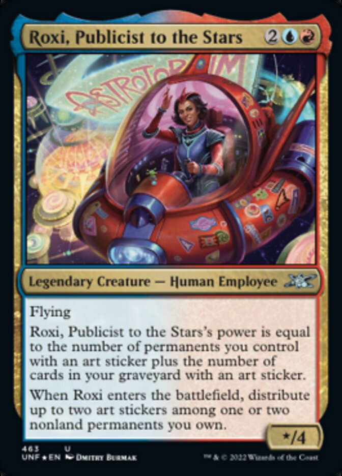 Roxi, Publicist to the Stars (Galaxy Foil) [Unfinity] | Galaxy Games LLC