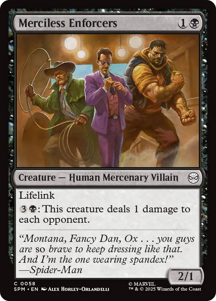 Merciless Enforcers [Marvel's Spider-Man] | Galaxy Games LLC