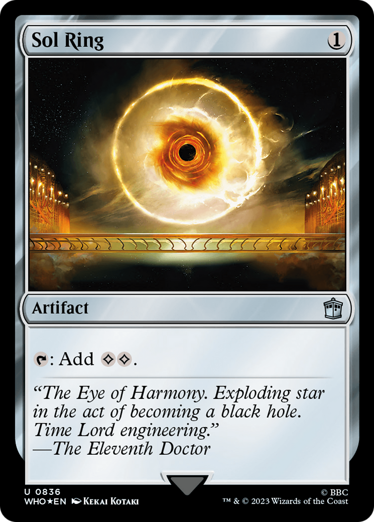 Sol Ring (Surge Foil) [Doctor Who] | Galaxy Games LLC