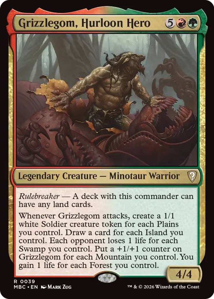 Grizzlegom, Hurloon Hero [Mystery Booster: Commander Edition] | Galaxy Games LLC