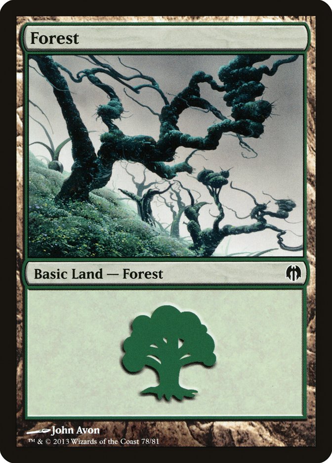 Forest (78) [Duel Decks: Heroes vs. Monsters] | Galaxy Games LLC