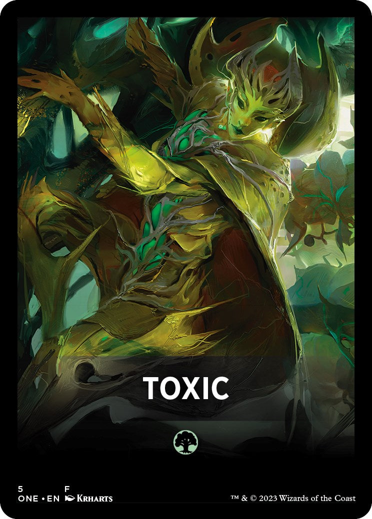 Toxic Theme Card [Phyrexia: All Will Be One Tokens] | Galaxy Games LLC