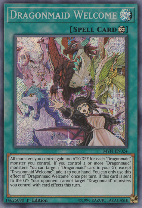 Dragonmaid Welcome [MYFI-EN024] Secret Rare | Galaxy Games LLC