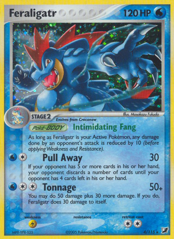 Feraligatr (4/115) [EX: Unseen Forces] | Galaxy Games LLC