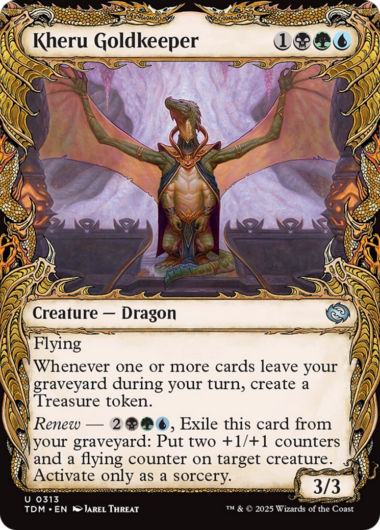 Kheru Goldkeeper (Showcase) [Tarkir: Dragonstorm] | Galaxy Games LLC
