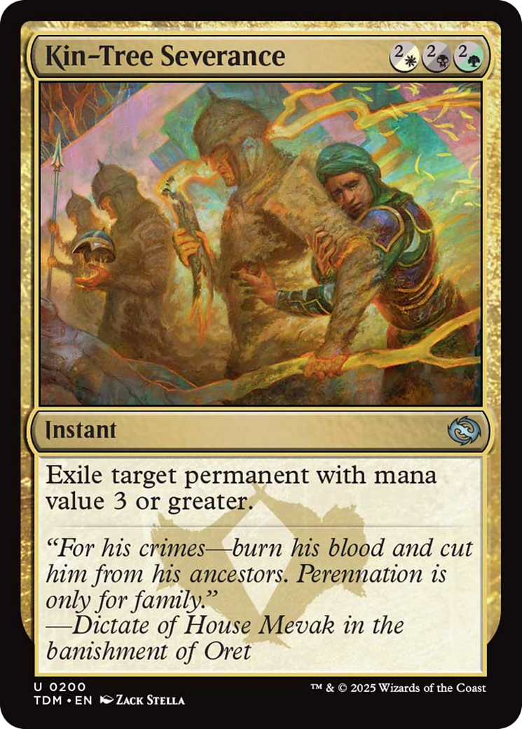 Kin-Tree Severance [Tarkir: Dragonstorm] | Galaxy Games LLC