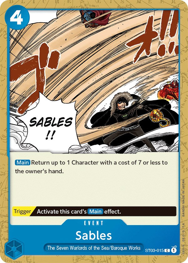 Sables [Starter Deck: The Seven Warlords of The Sea] | Galaxy Games LLC