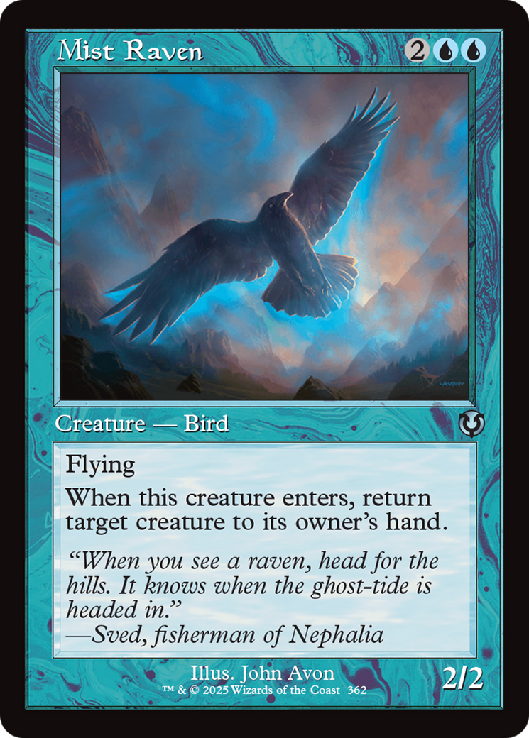 Mist Raven (Retro Frame) [Innistrad Remastered] | Galaxy Games LLC