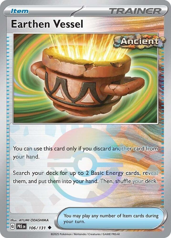 Earthen Vessel (106/131) (Poke Ball Pattern) [Scarlet & Violet: Prismatic Evolutions] | Galaxy Games LLC